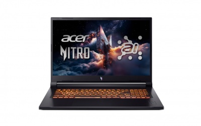 Acer | Nitro V 17 AI ANV17-41-R27Z | Obsidian Black | 17.3 " | IPS | QHD | 2560 x 1440 pixels | AMD Ryzen 7 | 260 | 32 GB | DDR5 | Solid-state drive capacity 1000 GB | NVIDIA GeForce RTX 5060 | GDDR7 | 8 GB | Windows 11 Home | 802.11ax | Bluetooth version