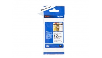 Brother TZe-N231 Labelling Tape Cassette – Black on White, 12mm wide, 8m long Brother