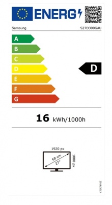 Samsung | LS27D300GAUXEN | 27 " | IPS | FHD | 100 Hz | 5 ms | 1920 x 1080 pixels | 250 cd/m² | HDMI ports quantity 1