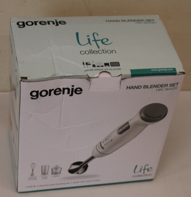 SALE OUT. Gorenje Hand Blender | HBC804QW | Hand Blender | 800 W | Jar capacity 0.5 L | White | DAMAGED PACKAGING