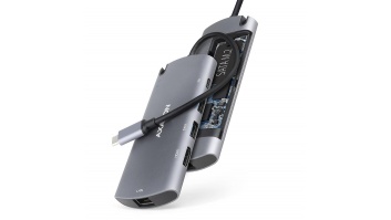 I/O HUB USB-C 6IN1 SATA M.2/0.18M HMC-6M2 AXAGON