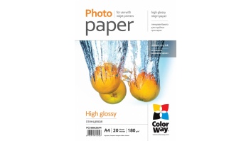 Photo Paper 20 pcs. | PG180020A4 | Glossy | White | 180 g/m² | A4