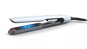 Philips | Hair Straitghtener | BHS520/00 | Warranty 24 month(s) | Ceramic heating system | Ionic function | Display LED | Temperature (max) 230 °C | Number of heating levels 12 | Pale Blue
