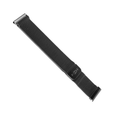 Fixed | Mesh Strap with Quick Release 18mm for smartwatch | Black