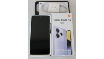 SALE OUT. Xiaomi Redmi Note 14 | Midnight Black | 6.67 " | AMOLED | 1080 x 2400 pixels | Mediatek | Internal RAM 6 GB | 128 GB | Dual SIM | 5G | Main camera resolution 50+8+2 MP | Secondary camera resolution 20 MP | Android | 14 | DEMO