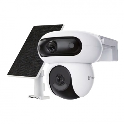 EZVIZ CS-HB90/SP Battery-Powered Outdoor Dual Camera Kit with Solar Panel (2x4 MP, 10400 mAh, IP65)