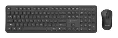 KEYBOARD +MOUSE WRL ENG/BK KBS-WPS-01 GEMBIRD