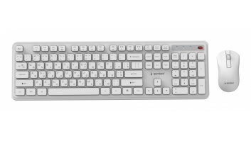 KEYBOARD +MOUSE WRL CYRILLIC/WH KBS-WPS-01-W-CYRL GEMBIRD