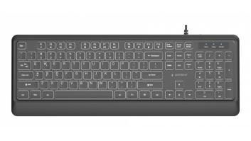 KEYBOARD MULTIMEDIA USB ENG/BLACK KB-UML-04 GEMBIRD