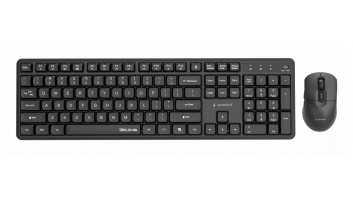 KEYBOARD +MOUSE WRL ENG/BLACK KBS-WMS-01 GEMBIRD