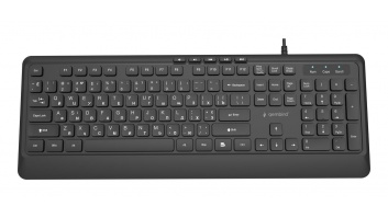 KEYBOARD MULTIMEDIA USB CYRILL/BLACK KB-MCH-05-CYRL GEMBIRD