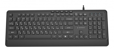 KEYBOARD MULTIMEDIA USB CYRILL/BLACK KB-MCH-05-CYRL GEMBIRD