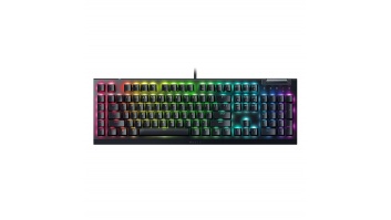 Razer | Mechanical Gaming Keyboard | BlackWidow V4 X | Mechanical Gaming Keyboard | Wired | US | Yellow Mechanical Switches (Linear) | Black