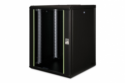 Digitus Wall Mounting Cabinet Unique Series | DN-19 16U-6/6-SW | 82 x 60 x 60 cm | Black