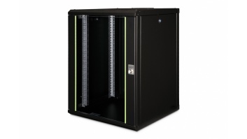 Digitus Wall Mounting Cabinet Unique Series | DN-19 16U-6/6-SW | 82 x 60 x 60 cm | Black