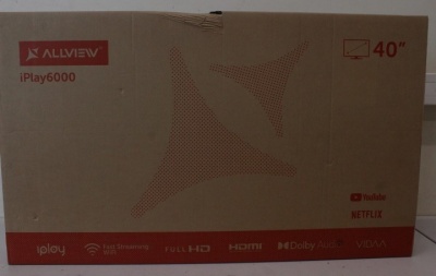 SALE OUT. Allview | 40iPlay6000-F/1 | 40" (101 cm) | Smart TV | VIDAA | FHD | Black | DAMAGED PACKAGING