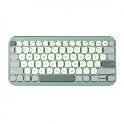 Asus Marshmallow KW100 | Keyboard | Wireless | US International | Green Tea Latte