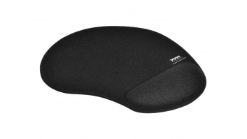 PORT CONNECT | Ergonomic Mouse Pad | 200 x 230 x 20 mm | Black