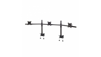 EDBAK SV11 desk mount for three 19 “-27” monitors, curved | EDBAK
