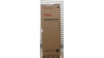 SALE OUT. TCL Refrigerator | RP340BSD1 | Energy efficiency class D | Free standing | Combi | Height 185 cm | No Frost system | Fridge net capacity 223 L | Freezer net capacity 117 L | Display | 35 dB | Grey | DAMAGED PACKAGING, DENT ON DOOR AND TOP