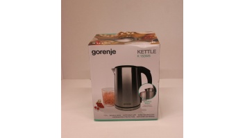 SALE OUT. Gorenje Kettle | K15DWS | Electric | 2200 W | 1.5 L | Stainless steel | 360° rotational base | Stainless Steel | DAMAGED PACKAGING
