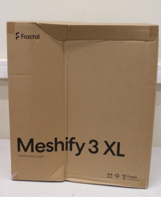 SALE OUT. Fractal Design Meshify 3 XL Black RGB TG Light Tint | SALE OUT. SALE OUT. Fractal Design Meshify 3 XL | Black RGB TG Light Tint | Mid-Tower | DAMAGED PACKAGING | ATX