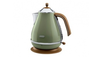 Delonghi | Kettle | KBOV 2001.GR | Electric | 2000 W | 1.7 L | 360° rotational base | Green