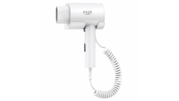 Adler Wall-Mount Hair Dryer | AD 2285 | 2000 W | Number of temperature settings 3 | White