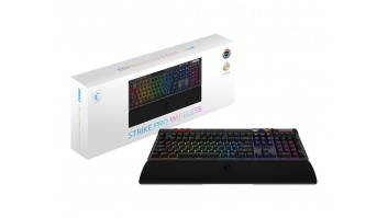 KEYBOARD GAMING BLACK US/STRIKE PRO W SILENT US MSI