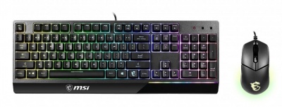 KEYBOARD +MOUSE/VIGOR GK30 COMBO US MSI
