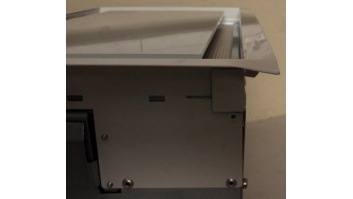 SALE OUT. CATA | Hood | GC DUAL A 45 XGWH | Canopy | Energy efficiency class A | Width 45 cm | 820 m³/h | Touch control | LED | White glass | DENT ON FRAME CORNER, MISSING 1UNIT COOKER HOOD BRACKET