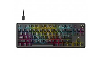Corsair K70 CORE TKL | Tenkeyless Mechanical Gaming Keyboard | Wired | NA | MLX RED | Black