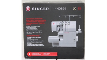 SALE OUT. Singer Sewing Machine | 14HD-854 Heavy Duty Serger | Number of stitches 8 | Grey | DAMAGED PACKAGING