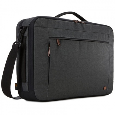 Case Logic | Era Hybrid Briefcase | Fits up to size 15.6 " | Messenger - Briefcase/Backpack | Shoulder strap | Obsidian