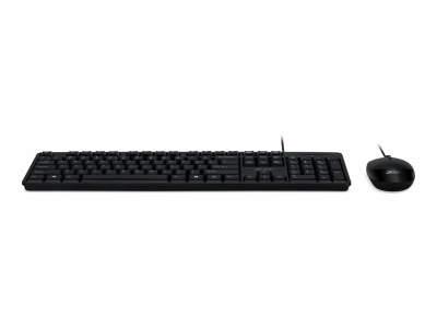 Acer Combo 100, AKW900 + AMW920 | Keyboard and Mouse Set | Wired | Mouse included | US International | Black | Retail Pack