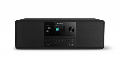 PHILIPS Mikro mūzikas sistēma ar Bluetooth, DAB+/FM radio, CD/USB, melna