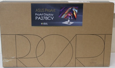 SALE OUT. Asus | ProArt Display Professional Monitor | PA278CV | 27 " | IPS | WQHD | 16:9 | 75 Hz | 5 ms | 2560x1440 | 350 cd/m² | HDMI ports quantity 2 | Gray | Warranty 24 month(s) | DAMAGED PACKAGING