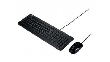 Asus U2000 | Keyboard and Mouse Set | Wired | US | Black