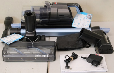 SALE OUT. Bissell Stick Vacuum | PowerClean FurFinder Select | Cordless operating | 200 W | 25.2 V | Operating time (max) 40 min | Black/Titanium/Lake Blue | Warranty 24 month(s) | Battery warranty 24 month(s) | DEMO