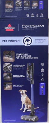 SALE OUT. Bissell Stick Vacuum | PowerClean FurGuard Pro | Cordless operating | 280 W | 25.2 V | Operating time (max) 50 min | Black/Titanium/Midnight Blue | Warranty 24 month(s) | Battery warranty 24 month(s) | DEMO