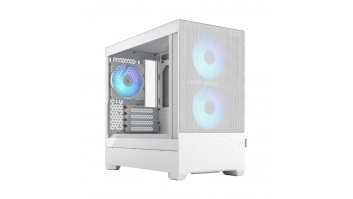 Fractal Design | Pop Mini Air RGB | Side window | White TG Clear Tint | mATX, Mini ITX | ATX