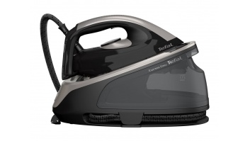 TEFAL Steam Station | SV6140 Express Easy | 2200 W | 1.7 L | 6 bar | Auto power off | Vertical steam function | Calc-clean function | Black/Steel Grey