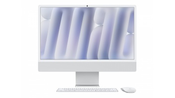 Apple iMac 24” 4.5K Retina, Apple M4 8C CPU, 8C GPU/16GB/256GB SSD/Silver/RUS | Apple