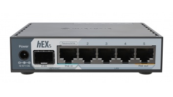 MikroTik | hEX S (2025) | 10/100/1000 Mbit/s | Ethernet LAN (RJ-45) ports 5 | Mesh Support No | MU-MiMO No | No mobile broadband