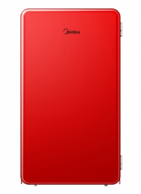 Midea Refrigerator | MDRD142SLE32 | Energy efficiency class E | Free standing | Larder | Height 83.5 cm | Fridge net capacity 93 L | 41 dB | Red
