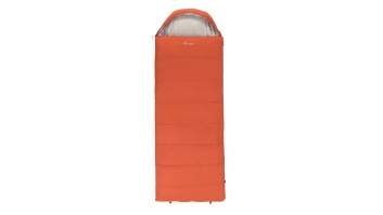 Outwell Campion Lux Orange | Sleeping Bag | 225 x 85 cm | -16 to 5 °C | Left Zipper