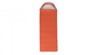 Outwell Campion Lux Orange | Sleeping Bag | 225 x 85 cm | -16 to 5 °C | Left Zipper
