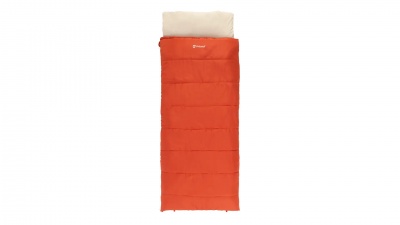 Outwell Contour Lux Red | Sleeping Bag | 220 x 85 cm | -19 to 15 °C | Right Zipper