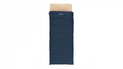 Outwell Contour Lux Deep Blue | Sleeping Bag | 220 x 85 cm | -19 to 15 °C | Right Zipper