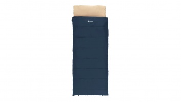 Outwell Contour Lux Deep Blue | Sleeping Bag | 220 x 85 cm | -19 to 15 °C | Right Zipper